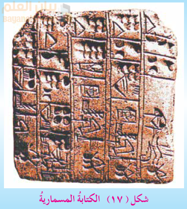 الكتابةُ المسماريةُ