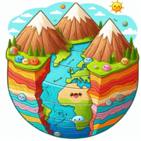 الحركات البطيئة (الالتواءات والانكسارات والأشكال الناتجة عنها)