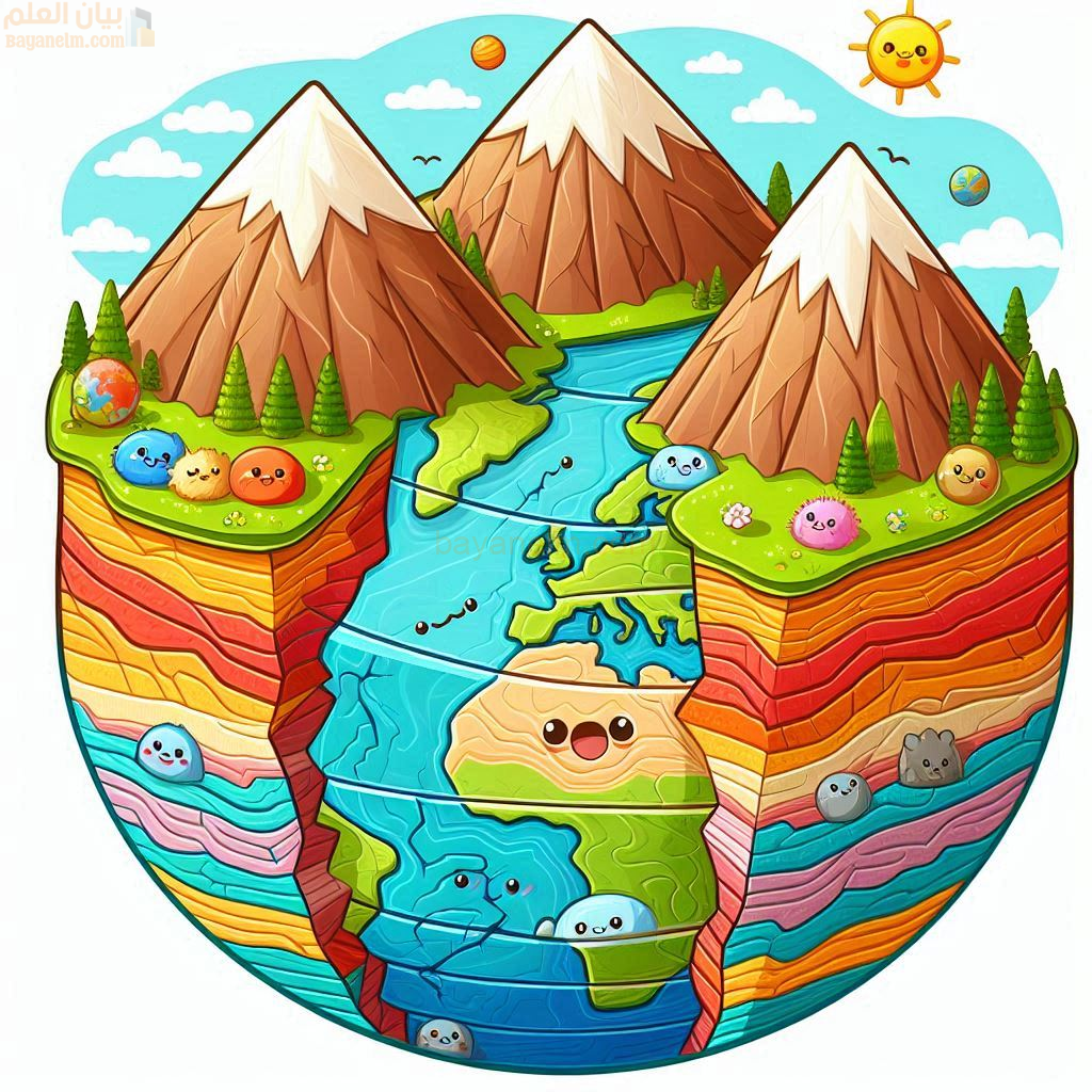 الحركات البطيئة (الالتواءات والانكسارات والأشكال الناتجة عنها)