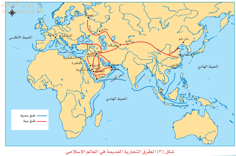 الطرق التجارية القديمة في العالم الاسلامي