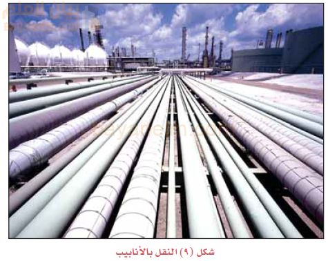 النقل بالانابيب