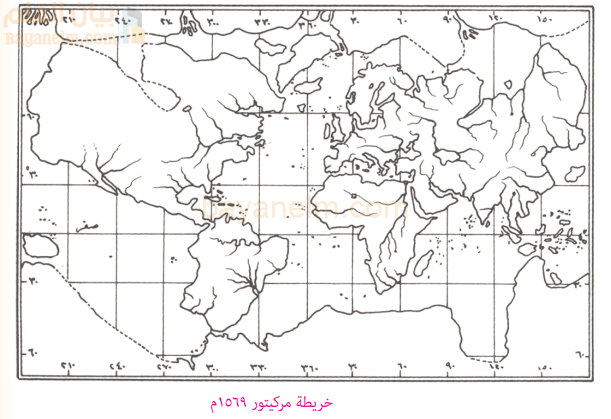 خريطة مركيتور ١٥٦٩م