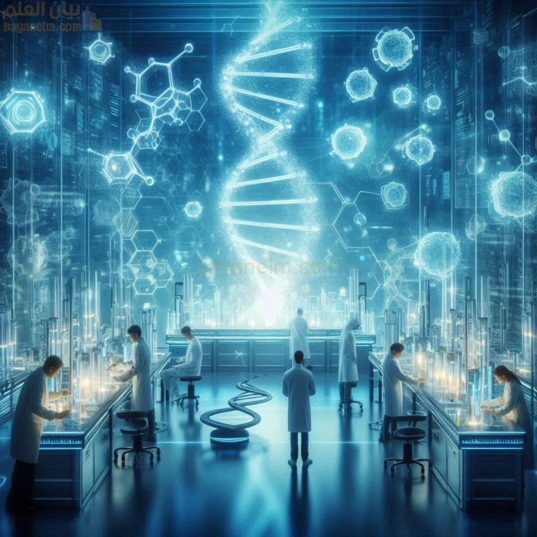 a group of people in a laboratory