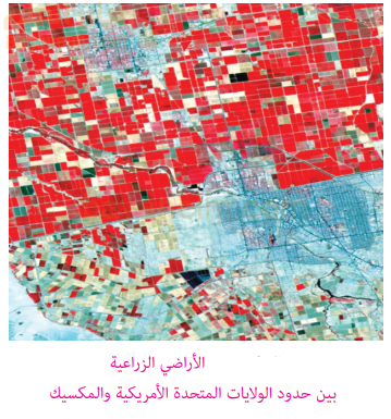 الأراضي الزراعية بين حدود الولايات المتحدة الأمريكية والمكسيك