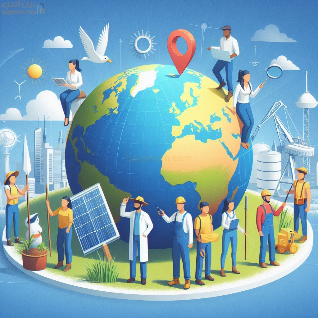 البيانات في نظم المعلومات الجغرافية