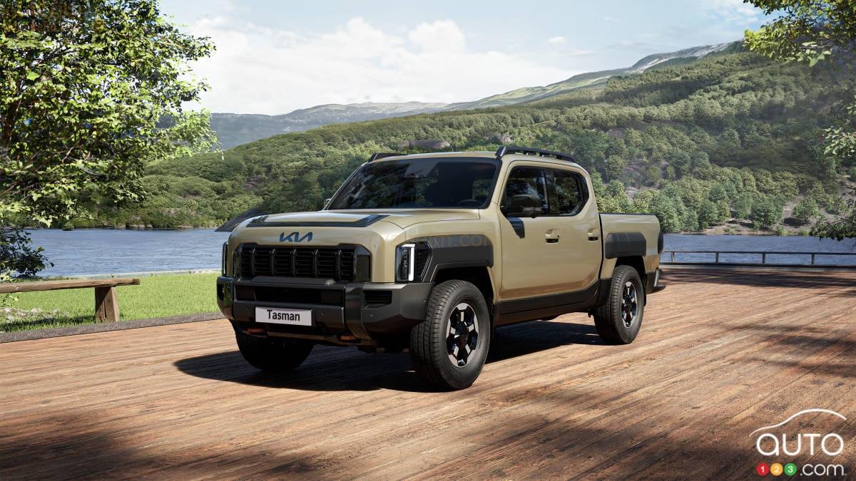 كيا تكشف عن أول سيارة بيك اب لها، تسمان | أخبار السيارات