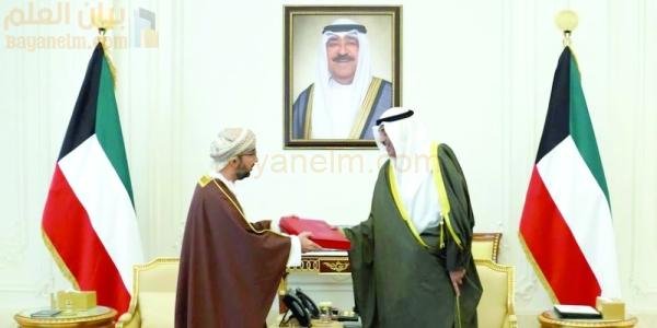 جلالة الملك يبعث برسالة خطية إلى أمير الكويت
