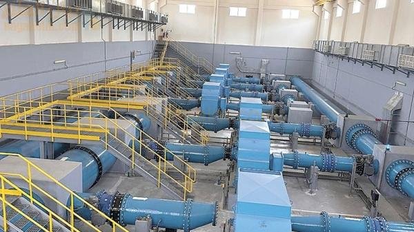 مشروع محطة الضخ الجديدة لتعزيز إمدادات المياه لمدينة مسقط