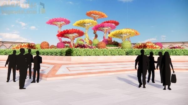 مهرجان مسقط للزهور الأول في حديقة القرم الطبيعية