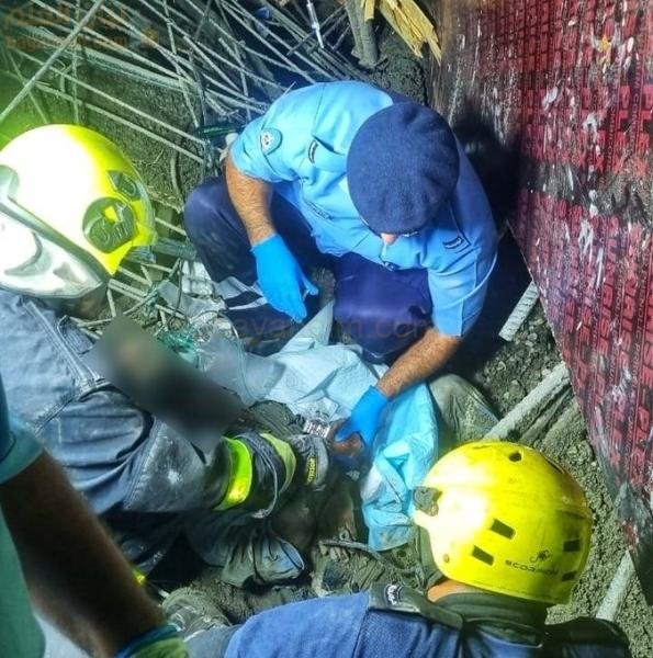 وفاة شخص وإصابة ثلاثة في انهيار مبنى بصلالة