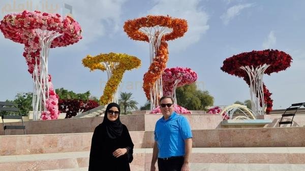 الورود تحمل اسم نجم العائلة المالكة في مهرجان عمان الأول للزهور