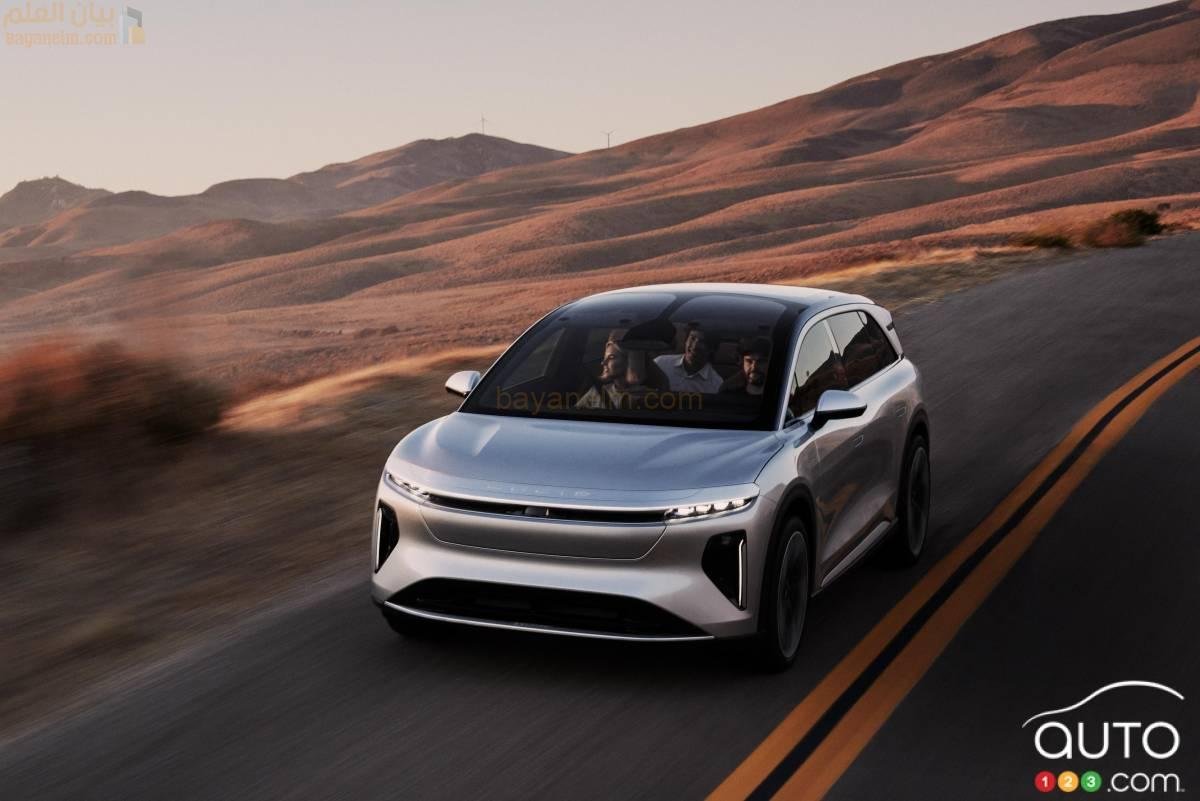 يجري حالياً إنتاج سيارة Lucid Gravity SUV | أخبار السيارات
