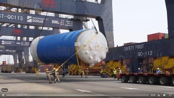 وصول شحنة المشروع الرئيسية إلى أول مصنع للبنسلين في سلطنة عمان