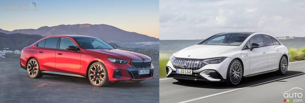 مقارنة BMW i5 ومرسيدس بنز EQE: مبارزة كهربائية | تقييمات السيارات