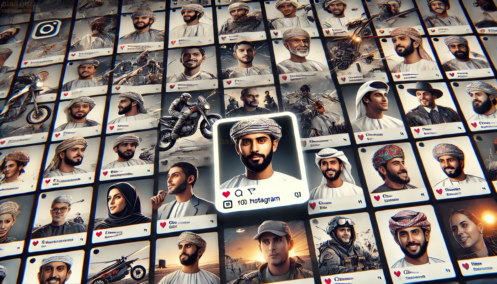 قائمة بأبرز 100 شخصية عُمانية على إنستغرام