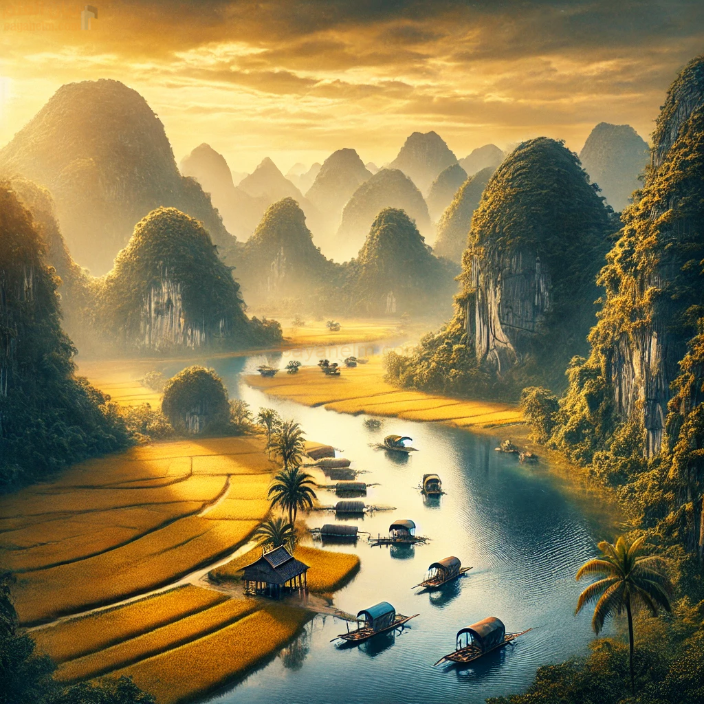 اكتشف نينه بينه: جوهرة الطبيعة الساحرة في شمال فيتنام