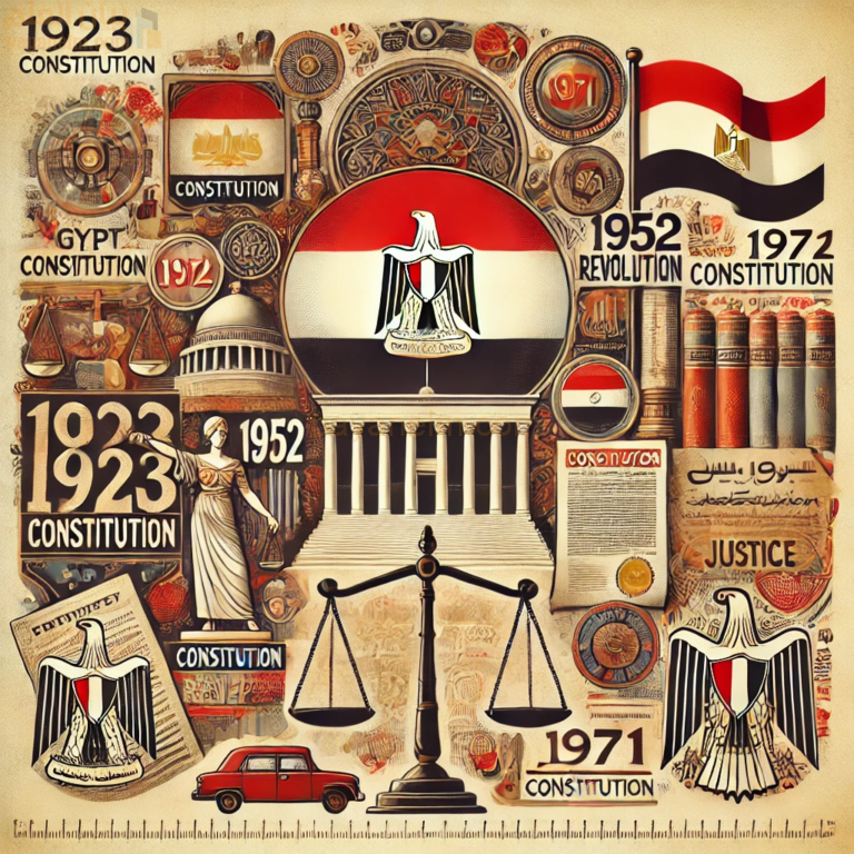 قائمة بدساتير مصر