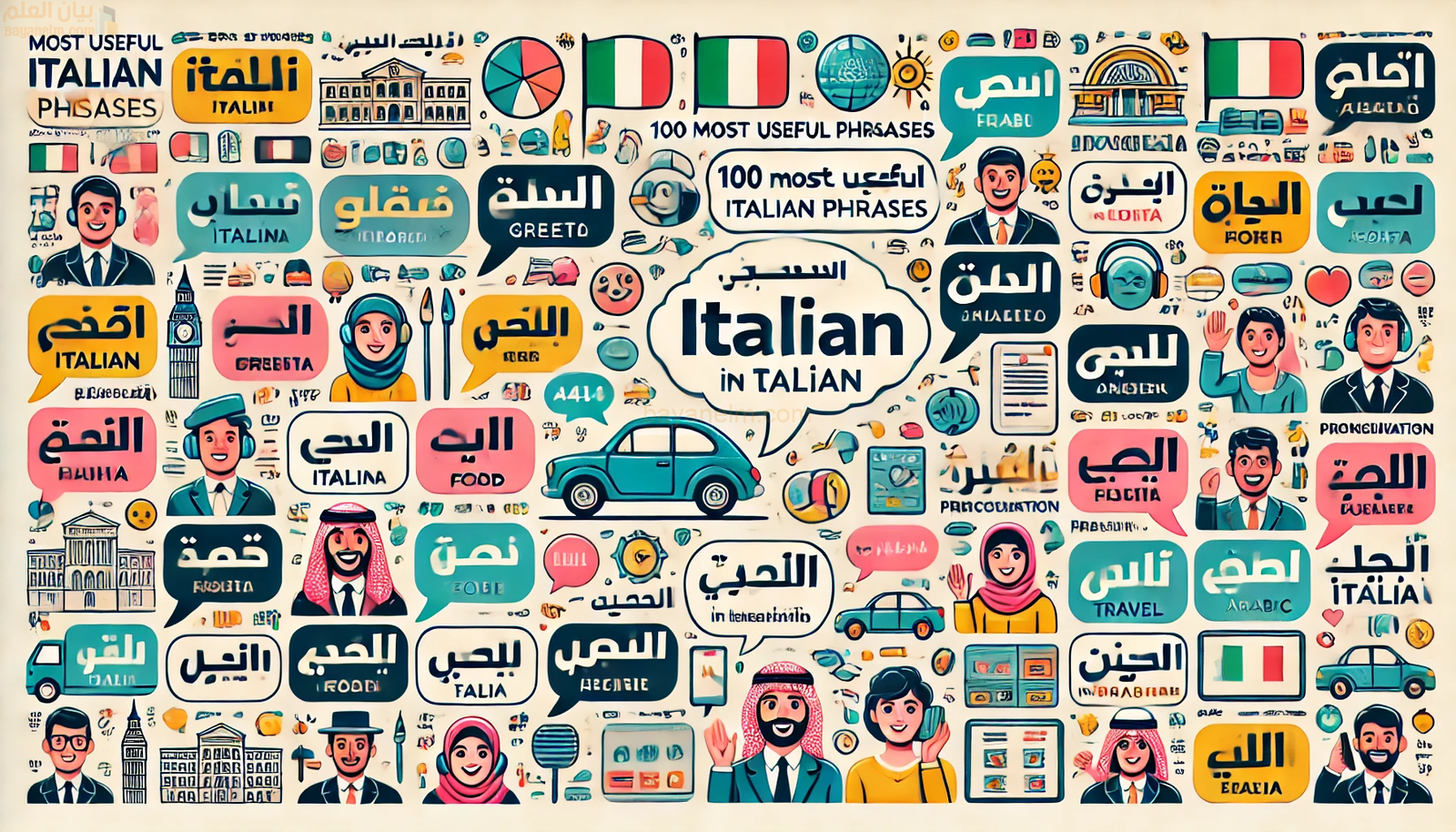 أفضل طرق لتعلم اللغة الإيطالية: مصادر مفضلة!