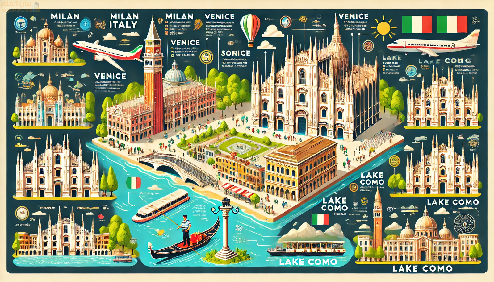 أفضل الأماكن لزيارتها في شمال إيطاليا: دليل شامل