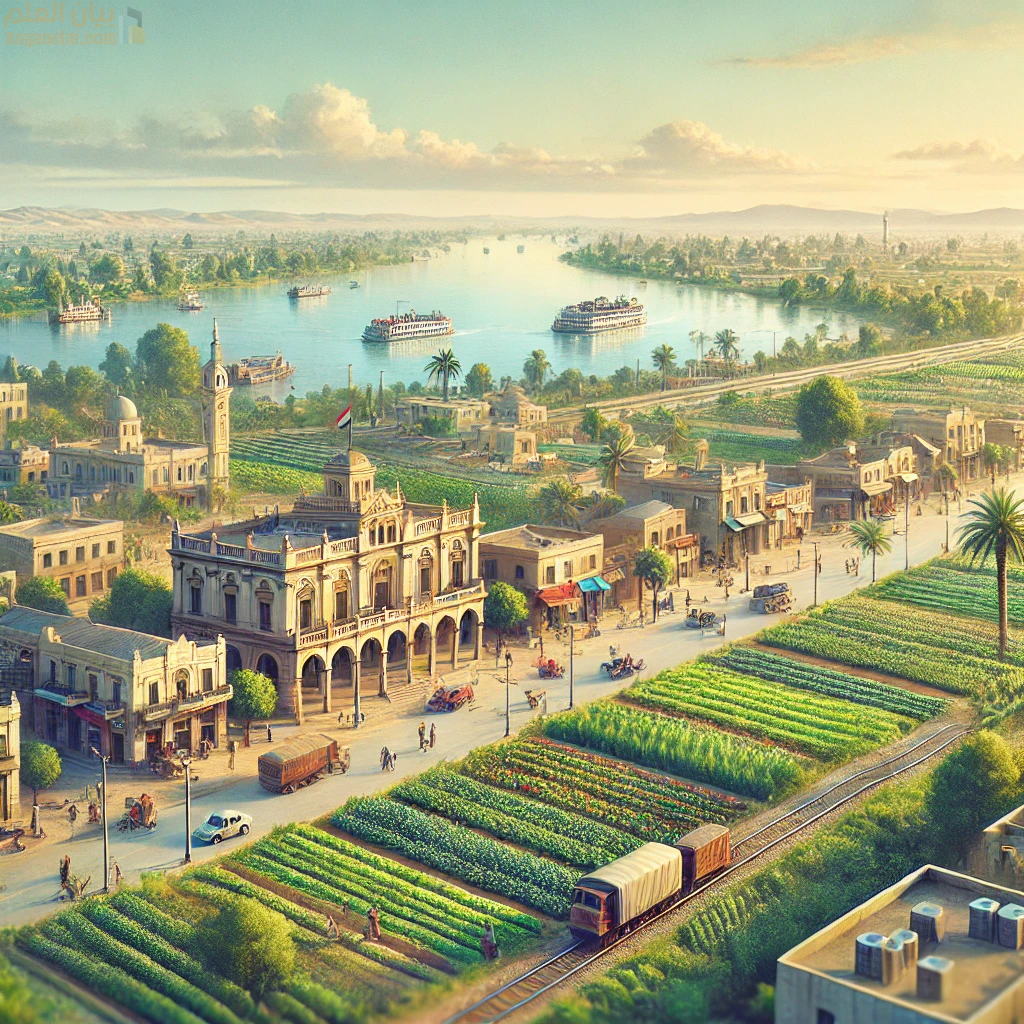 مدينة كوم حمادة: تاريخ وجغرافيا وخصائص اجتماعية واقتصادية