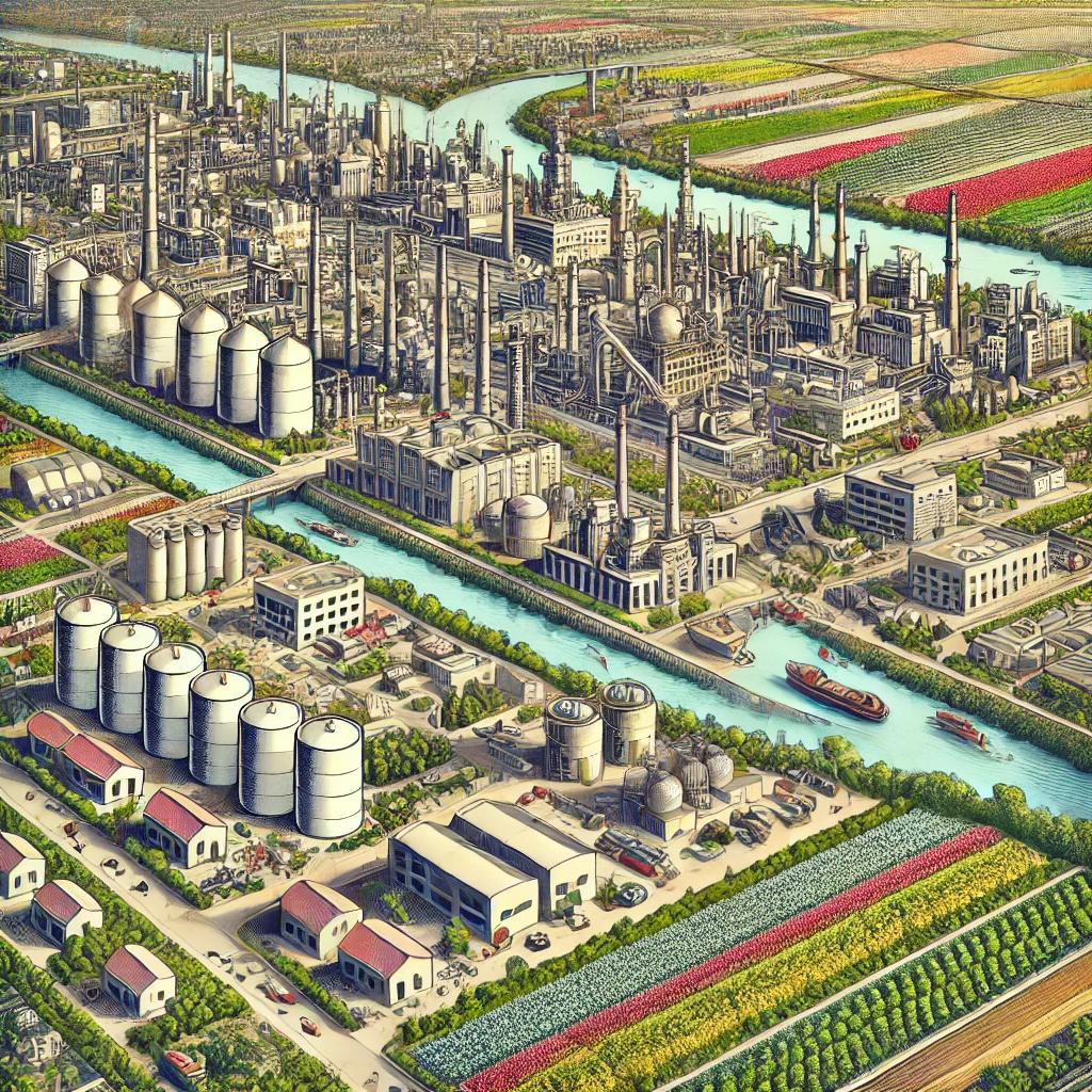 مدينة كفر الزيات: تاريخ طويل وموقع صناعي وزراعي هام