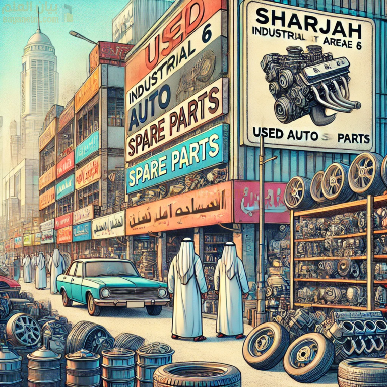 قائمة محلات قطع غيار السيارات المستعملة في الصناعية السادسة، الشارقة