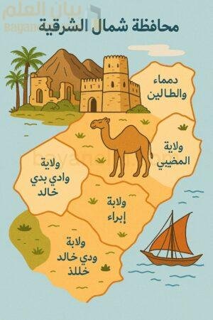 معلومات عن ولايات محافظة شمال الشرقية