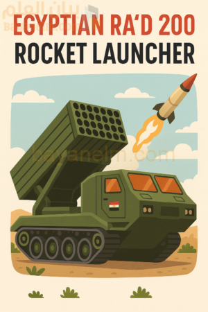 راجمة الصواريخ المصرية "رعد 200": قوة نيرانية جبارة بتصنيع محلي