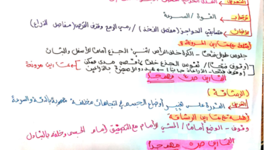 مجموعة ملخصات لمادة الرياضة المدرسية للصف الثاني عشر الفصل الدراسي الاول المنهج العماني
