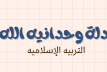 ملخص درس ادلة وحدانية الله لمادة التربية الاسلامية للصف الحادي عشر الفصل الدراسي الاول المنهج العماني
