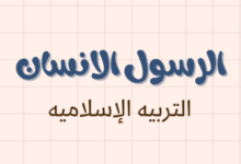 شرح وملخص درس الرسول الانسان لمادة التربية الاسلامية للصف الحادي عشر الفصل الدراسي الاول المنهج العماني