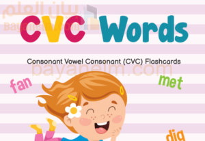 كتيب تعليم الاطفال قراءة الكلمات باللغة الانجليزية مناسب للحلقة الاولى والثانية