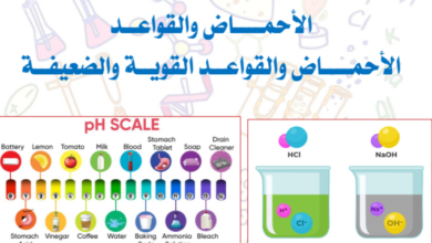 ملخص محاضرة عن درس الاحماض والقواعد القوية والضعيفة لمادة الكيمياء للصف الثاني عشر الفصل الدراسي الاول المنهج العماني