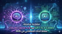 مقارنة شاملة بين Claude Opus 4.6 وGPT-5.3 Codex: عملاقا الذكاء الاصطناعي في 2026